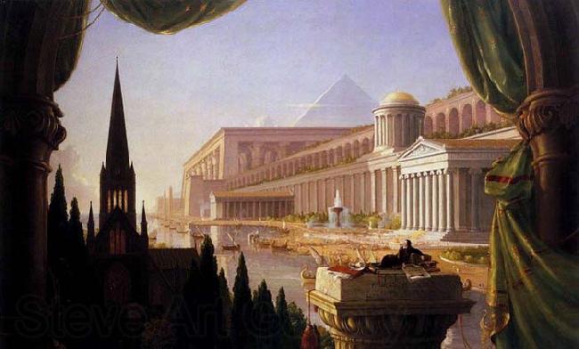 Thomas Cole The Architect-s Dream Germany oil painting art